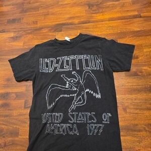 Led Zeppelin concert band shirt small cotton sku30